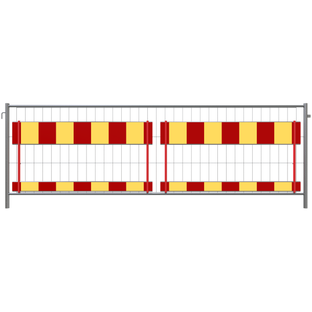 Construction barrier grids | according to TL | film RA1/A, red / yellow